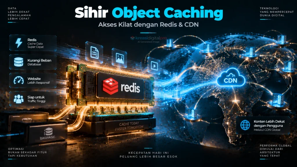 Optimasi WordPress dengan Redis dan CDN untuk mempercepat akses website global